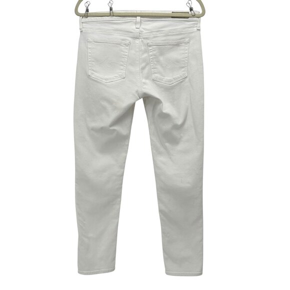 AG Adriano Goldschmied Womens 28 Jeans The Prima Ankle Cigarette White - Picture 4 of 12